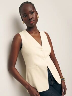 Reformation Casey Vest Size M